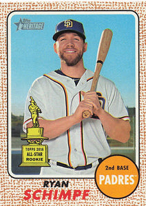 2017 Topps Heritage Ryan Schimpf #24