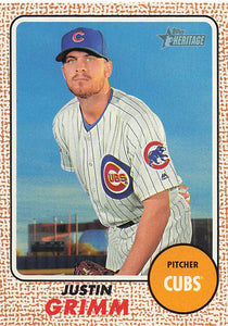 2017 Topps Heritage Justin Grimm #31