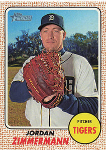 2017 Topps Heritage Jordan Zimmermann #40