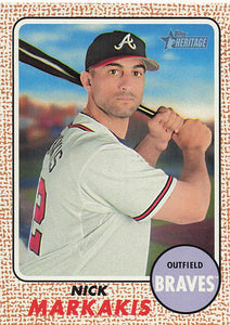 2017 Topps Heritage Nick Markakis #62