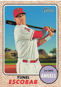 2017 Topps Heritage Yunel Escobar #68