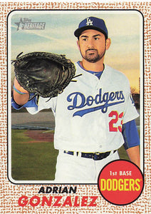 2017 Topps Heritage Adrian Gonzalez #79