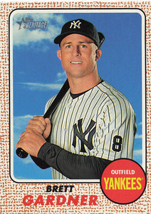2017 Topps Heritage Brett Gardner #85