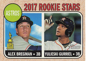 2017 Topps Heritage Alex Bregman - Yulieski Gurriel #113 RC