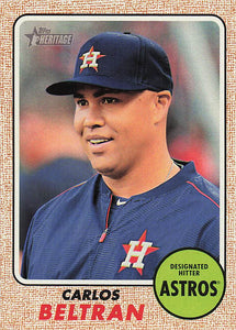2017 Topps Heritage Carlos Beltran #119