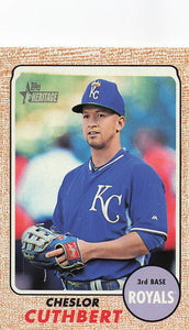 2017 Topps Heritage Cheslor Cuthbert #132