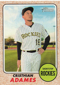 2017 Topps Heritage Cristhian Adames #172