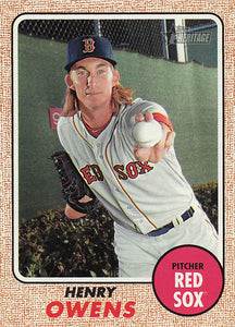2017 Topps Heritage Henry Owens #186