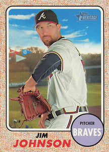 2017 Topps Heritage Jim Johnson #218