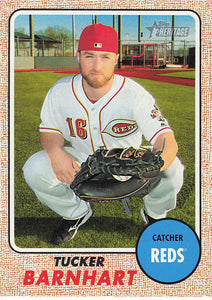2017 Topps Heritage Tucker Barnhart #245