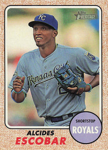 2017 Topps Heritage Alcides Escobar #284