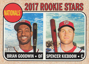 2017 Topps Heritage Rookie Stars Brian Goodwin - Spencer Kieboom #319 RC
