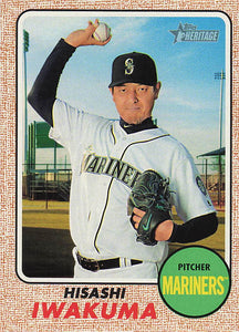 2017 Topps Heritage Hisashi Iwakuma #327