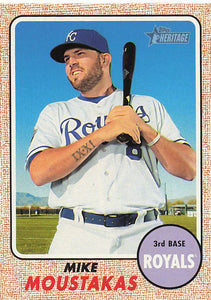 2017 Topps Heritage Mike Moustakas #387