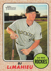 2017 Topps Heritage DJ LeMahieu #389