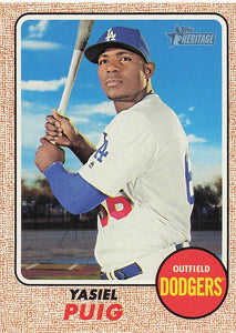 2017 Topps Heritage Yasiel Puig #398