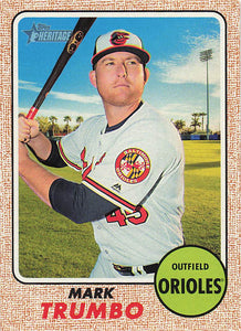 2017 Topps Heritage Mark Trumbo #461