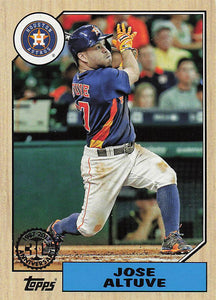 2017 Topps 1987 Topps Baseball 30th Anniversary Jose Altuve #87-55