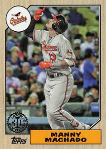 2017 Topps 1987 Topps Baseball 30th Anniversary Manny Machado #87-64
