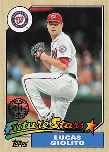 2017 Topps 1987 Topps Baseball 30th Anniversary Lucas Giolito #87-83