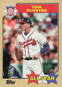 2017 Topps 1987 Topps Baseball 30th Anniversary Tom Glavine #87-157