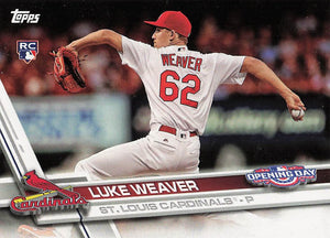 2017 Topps Opening Day Luke Weaver #10 RC