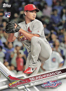 2017 Topps Opening Day Seung-Hwan Oh #182 RC