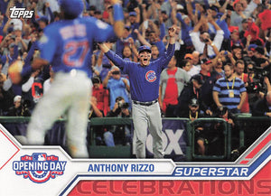 2017 Topps Opening Day Superstar Celebrations Anthony Rizzo #SC-4