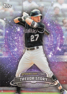2017 Topps Opening Day Stars Trevor Story #ODS-42