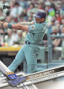 2017 Topps Update Series Variation George Brett #US77