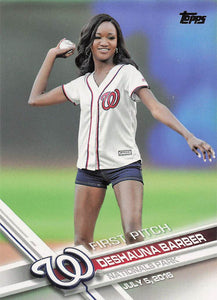 2017 Topps First Pitch Deshauna Barber #FP-5