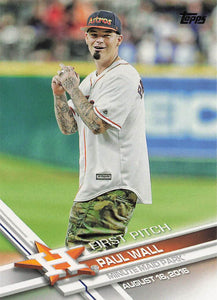 2017 Topps First Pitch Paul Wall #FP-11
