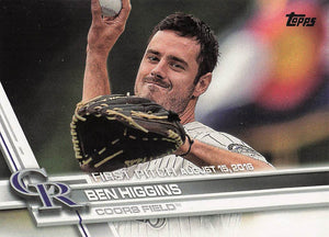 2017 Topps First Pitch Ben Higgins #FP-23