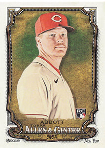 2024 Topps Allen & Ginter  Andrew Abbott #32 RC