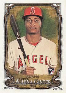 2024 Topps Allen & Ginter  Jordyn Adams #37 RC