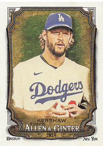 2024 Topps Allen & Ginter  Clayton Kershaw #52