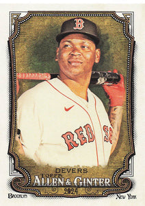2024 Topps Allen & Ginter  Rafael Devers #54