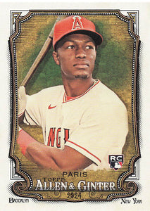 2024 Topps Allen & Ginter  Kyren Paris #56 RC