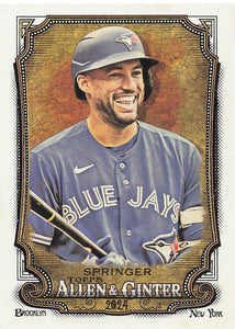 2024 Topps Allen & Ginter  George Springer #91