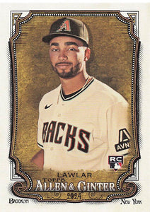 2024 Topps Allen & Ginter  Jordan Lawlar #99 RC