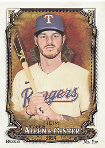 2024 Topps Allen & Ginter  Jonah Heim #156