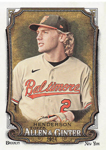 2024 Topps Allen & Ginter  Gunnar Henderson #161