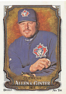 2024 Topps Allen & Ginter  Roger Clemens #195