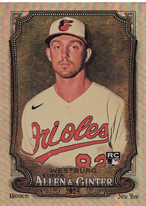 2024 Topps Allen & Ginter Silver Portrait Jordan Westburg #33 RC