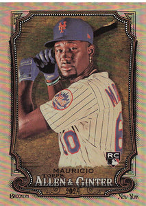 2024 Topps Allen & Ginter Silver Portrait Ronny Mauricio #67 RC