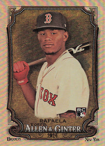 2024 Topps Allen & Ginter Silver Portrait Ceddanne Rafaela #77 RC