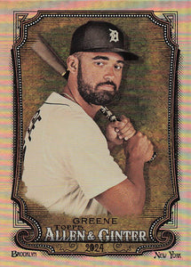 2024 Topps Allen & Ginter Silver Portrait Riley Greene #89