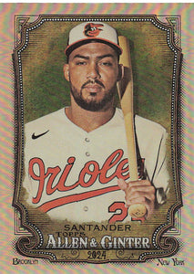 2024 Topps Allen & Ginter Silver Portrait Anthony Santander #110