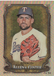 2024 Topps Allen & Ginter Silver Portrait Nathan Eovaldi #114
