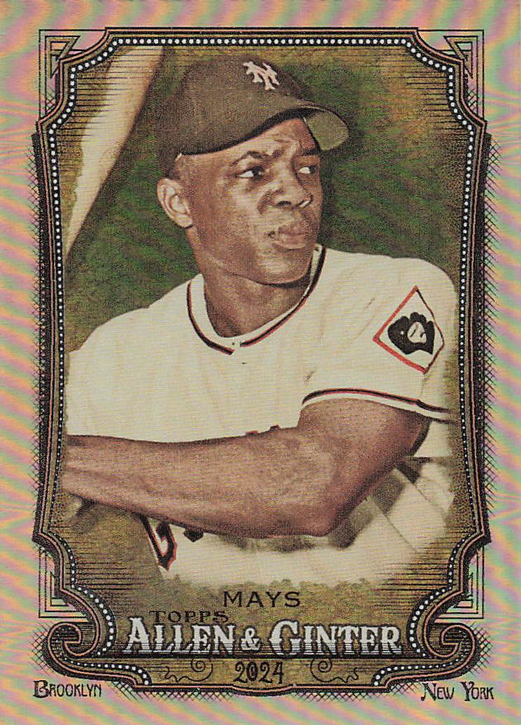 2024 Topps Allen & Ginter Silver Portrait Willie Mays #118